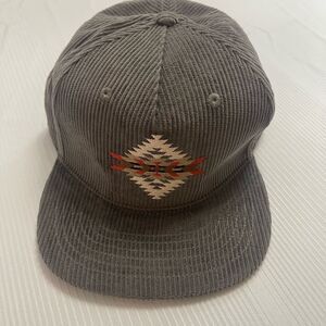 Roark x Pendleton Grey Corduroy Hat Adjustable